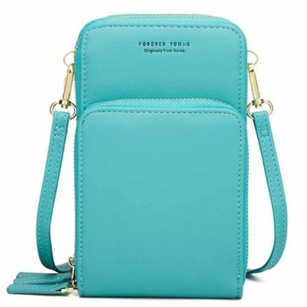 Tyylikäs suurikapasiteettinen matkapuhelinlaukku, crossbody-lompakko, monitoiminen minilaukku
