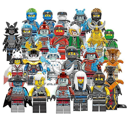 Sofirn Sæt med 24 stk. Ninjago Minifigurer Kai Jay Sensei Wu Master Byggeklodser Legetøj