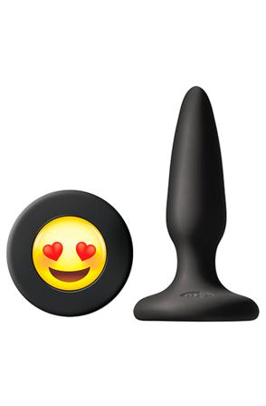 NS Novelties Mojiïs Ily Black Analplugg - Blushme.se