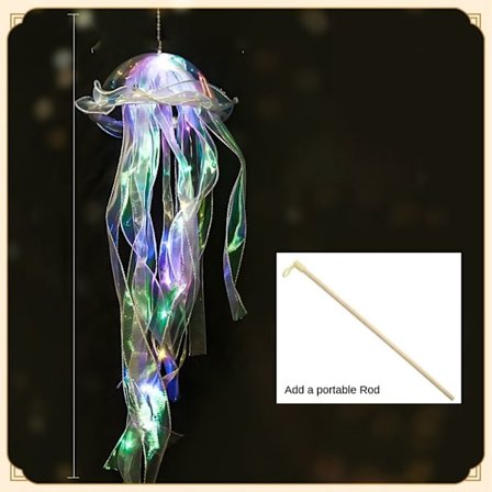 Manetlampe Lykt Blomsterlampe HVIT