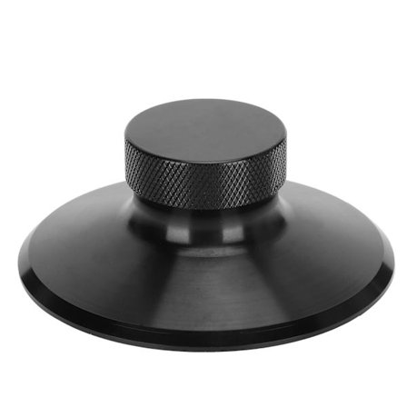 LP120B Vinylskiva Vikt Stabilisator Skivspelare Skivklämma Aluminiumlegering Svart