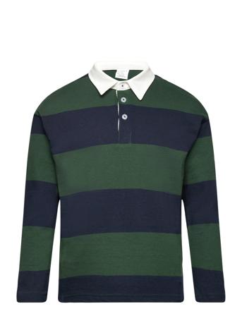 Top Ls Rugger T-shirts Polo Shirts Long-sleeved Polo Shirts Multi/mønstret Lindex*Betinget Tilbud