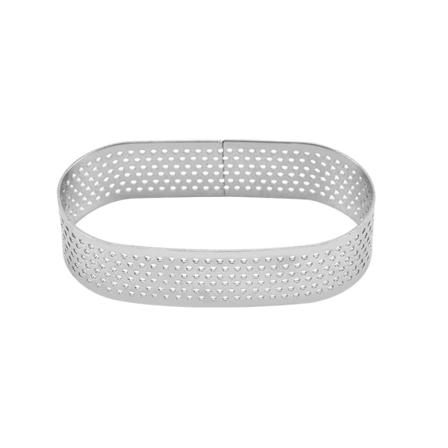Ruostumattomasta teräksestä valmistettu tarttirengas, pyöreä, neliömäinen, soikea torni, 304-leima, torni, jälkiruokatorni, kakkumoussirengas 8cm