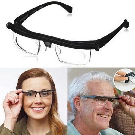 Justerbara styrkeglasögon med variabelt fokusavstånd Zoomglasögon för syn - WELLNGS