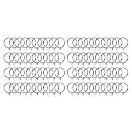80-pack Gardinringar, 38 mm Innerdiameter Järngardinringar Hängande Ringar För Gardiner Och Stång