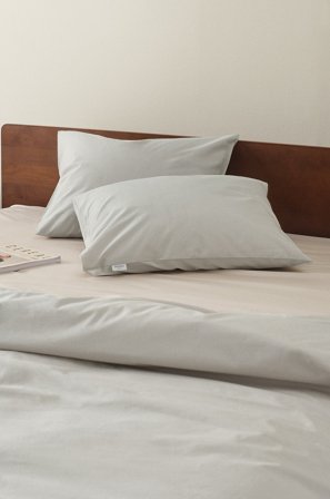 Jotex - Percale Putevar 2-pk - Økologisk Lys beige - ZACK - Kjøp Putevar hos Jotex