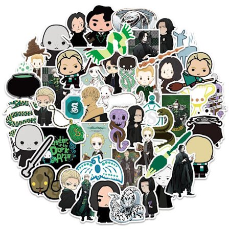 50 st Harry Potter Antagonist Snape Draco Du vet vem Stickers Notebook Kindle