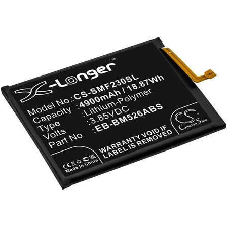 Akku älypuhelin, Matkapuhelin Samsung Galaxy M23 5G, Galaxy F23 5G ja muut.