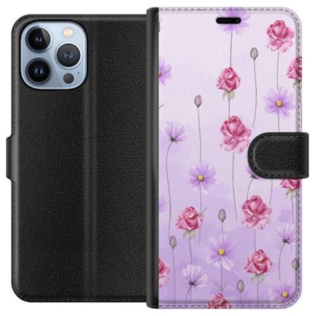 Kompatibelt Lommeboketui til Apple iPhone 13 Pro Max Petal Reverie Lilac Mist