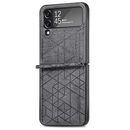 PU Stribet Cover Kompatibelt med Samsung Galaxy Z Flip 4