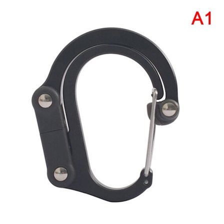 Karabinhage roterende krog Clip Ikke-låsende stærke Clips