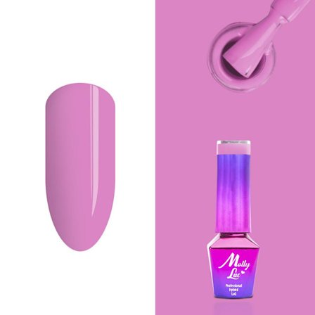 Mollylac - Gelelakk - Flamingo - Nr140 - 5g UV gel/LED