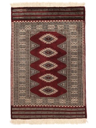 Pakistan Bokhara 3Ply Rug 79X120 Brown/Black Wool, Pakistan