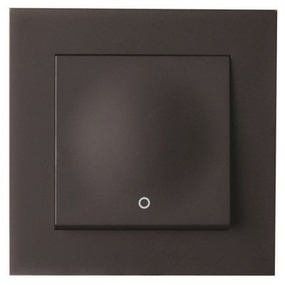 ELKO Plus 2 pol bryter innfelt sort