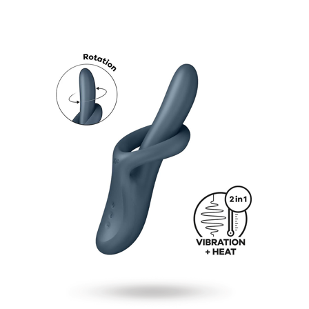 Satisfyer Heat Flex 4 Grey - Vuxen.dk: For hende