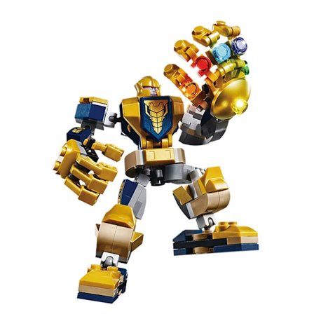 Robot Byggklossar Rörliga Leder Pedagogisk Monteringsmodell för Barn