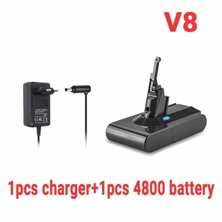 Pölynimurin ladattava akku Dyson V6 V7 V8 -sarjalle SV07 SV09 SV10 DC58 DC31 DC34 Absolute Fluffy Animal Pro Bateria