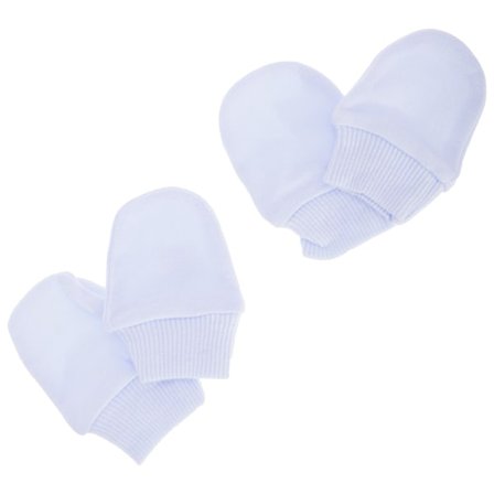 Baby Newborn 100% Bomull Elastiska Rephandskar (2-pack