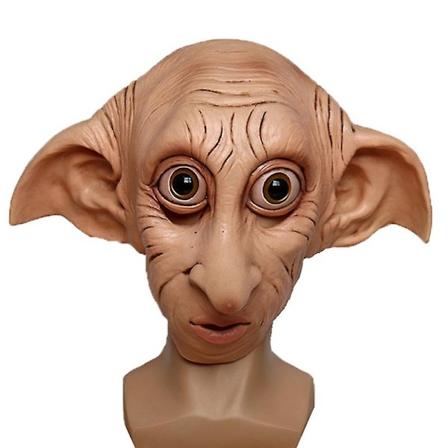 Harry Potter Dobby Full Head Cover Halloween Masquerade Fairy Elf Headgear Cosplay Kostume til Mænd Kvinder Børn Ny-Perfet