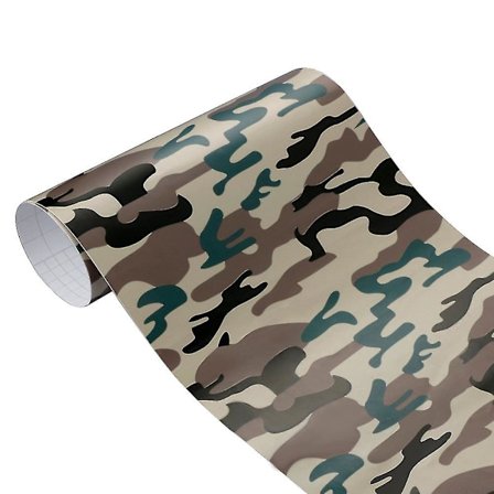 HK Camouflage Camo Vinyl Wrap Tarra Tarra Tarra Kuplaton Auton Itseliimautuva Kalvo Koriste 100cmx30cm Tyyppi 6 Aalto