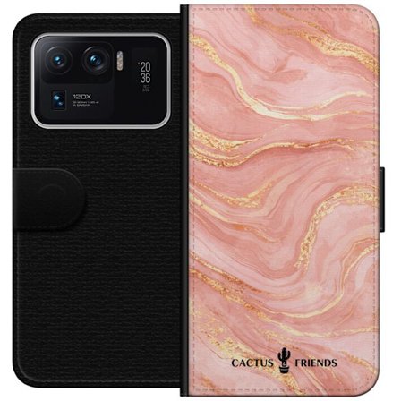 Yhteensopiva Lompakkokotelo Xiaomi Xiaomi Mi 11 Ultra Cactus and Friends – RoseGoldFlow