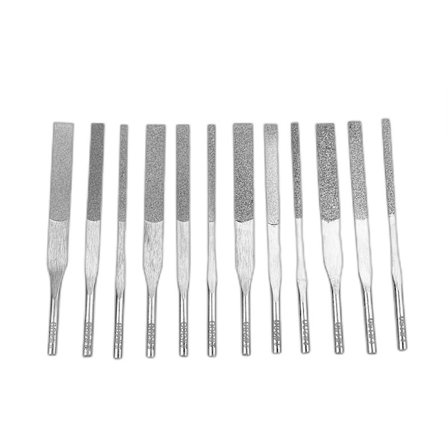 12 stycken maskinfiler, FTM-12 diamantfiler, vibrationsfil, Pr
