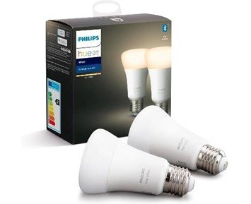 Philips-HueW 9W A60 E27 EU 2P-2-pk hvit LED-pære til Philips Hue-system-Smart home-Philips Hue