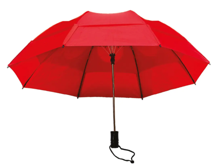 Gustbuster sammenleggbar orkanparaply rød