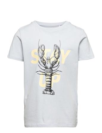 Nkmfikke Ss Top T-shirts Short-sleeved Grå Name It