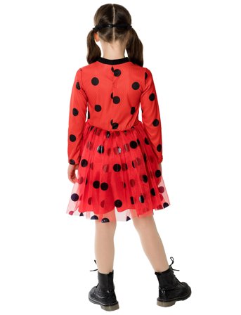 Ladybug Miraculous Ladybug Classic Tutu-Dress Costume - Red - 7-8Y