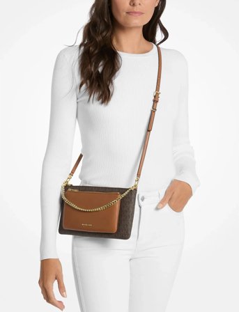 Michael Kors Md Pckt Conv Xbody - Brown - ONE SIZE