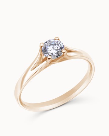 Chloé Forlovelsesring 18K Rosaguld med Laboratoriedyrked Diamant 0.3 Carat
