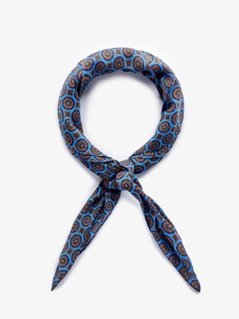 John Henric Men's Hellblaues Paisley Bandana Size Onesize