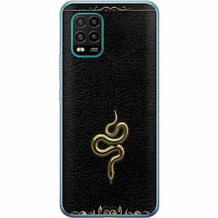 Xiaomi Mi 10 Lite 5g Genomskinligt Skal Guld Orm