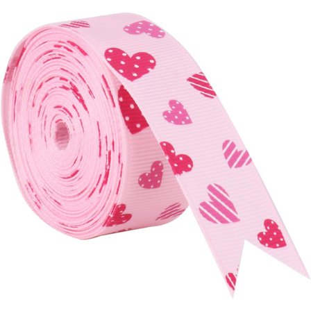 Gavebånd til mors dag med hjerter - Dekorationer til håndværk