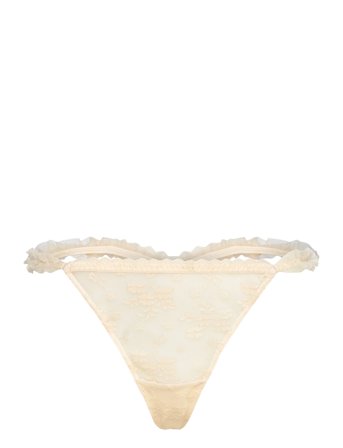 Hunkemöller Darcy Hl String Tr - Cream - L