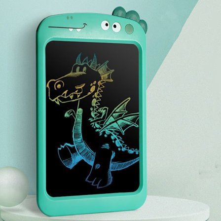 Leke for 3 4 5 6 år gamle jenter gutter, 10,5 tommers LCD skrive T