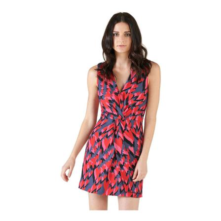 Silvian Heach Short Dress With Cross , Roze , Dames , Maat: L Casual jurken