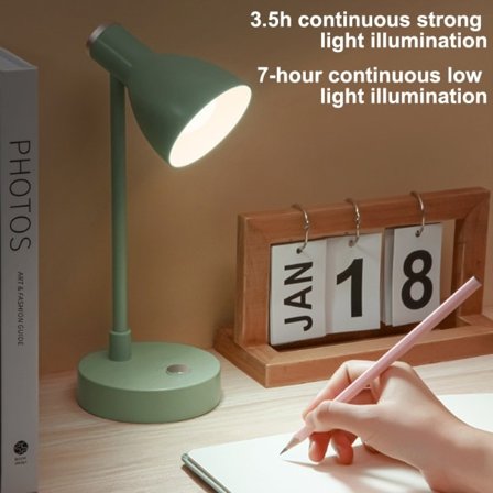 IC LED Øjenbeskyttende Læselampe USB Opladbar