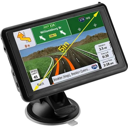 5-tommers HD bil GPS-navigator