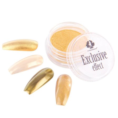 Effektpulver - Kromeffekt - Guld - 01