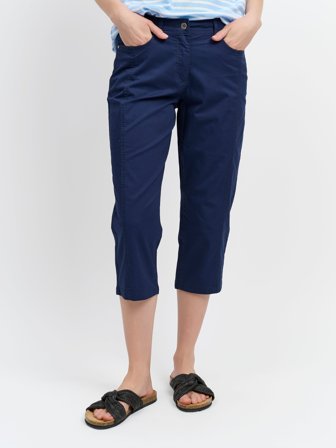 BRANDTEX - Victoria Capri Bukser - Navy