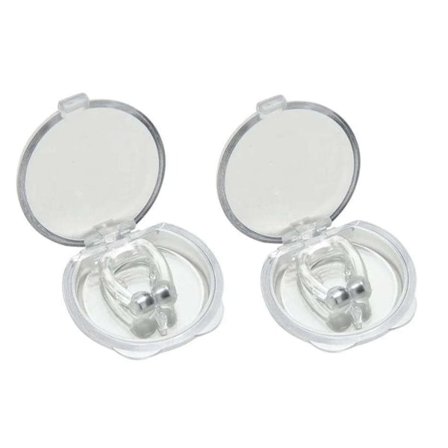 Anti-snorken næseklemme - Silikone 2-pak - Magnetisk