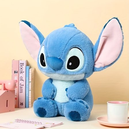 MINISO Disney Series Basic Stitch kosedyr, tradisjonell stil, attraktivt for samlere og fans' fotograferingstillegg (1 stk)