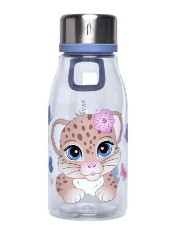 Beckmann Norway Drinking Bottle 400 Ml, Cheeta - Pink - 0.4 L