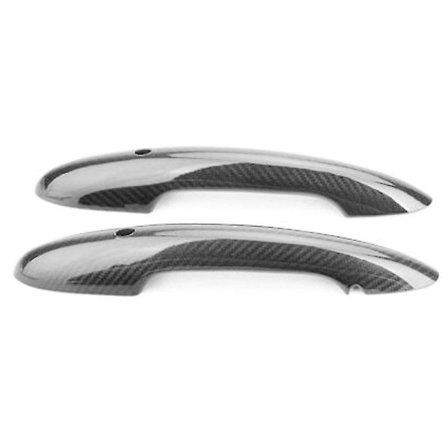 Karbonfiber Beskytt Dørhåndtak Deksel Tilbehør Med Nøkkelhull For Mini Cooper F55 F56 F54 F60 R55 UAO