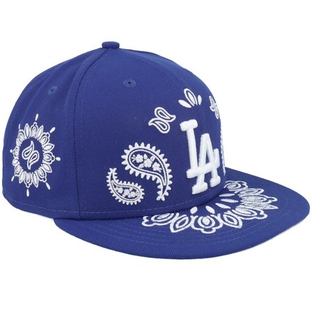 New Era - Los Angeles Dodgers MLB Paisley 59FIFTY Royal Fitted Fitted Blue Cap - MLB @ Hatstore