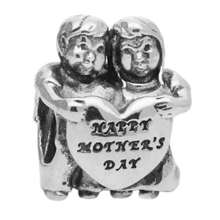 Berlock - Pandora - Grattis på mors dag - 925 Silver - 1,2 cm - Dam