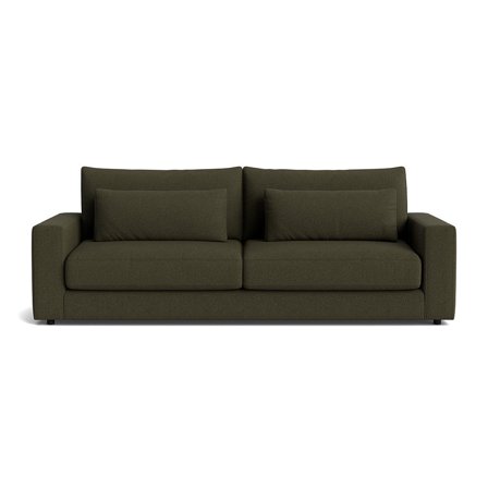 Sevilla 3 personers sofa - Loop Grøn - 238x108x85 - Sofa, 3 personers sofa