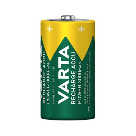 Varta Uppladdningsbart Batteri C 3000mAh 1.2V - 2-pack